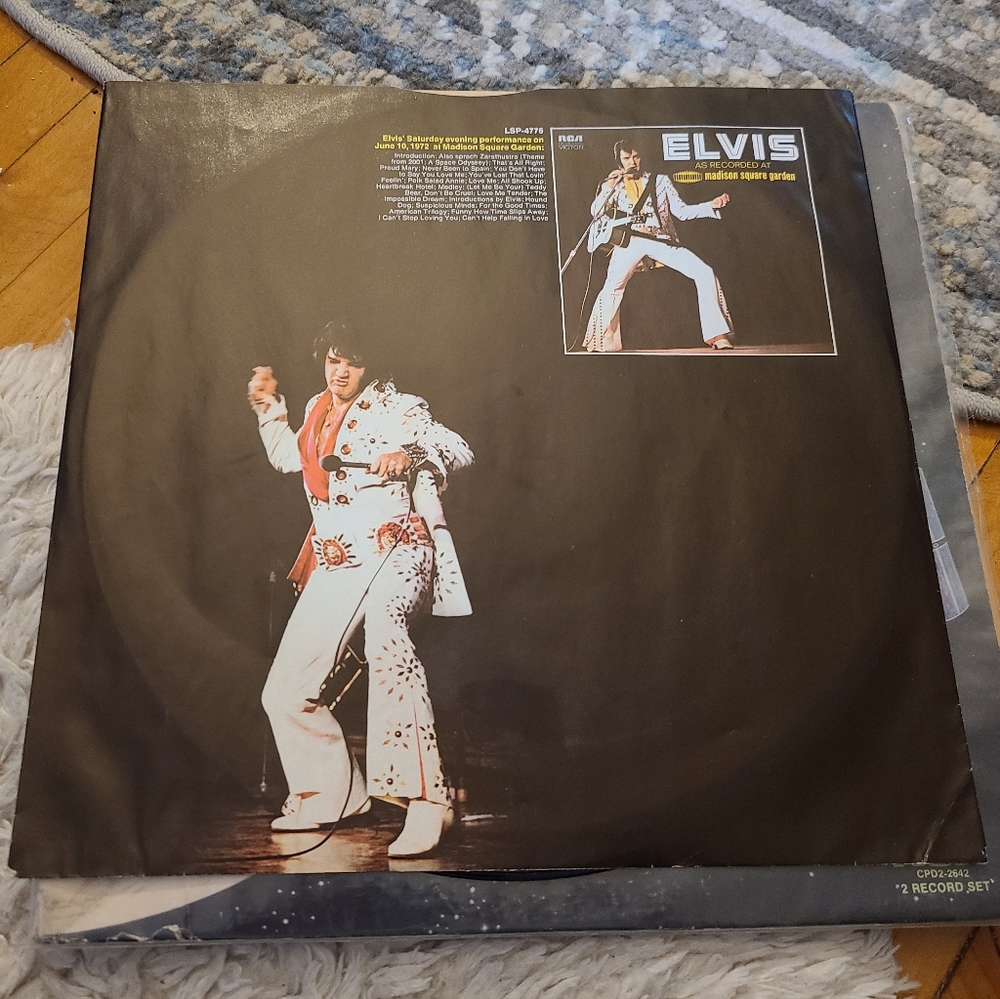 Elvis Aloha From Hawaii. Via Satellite Vintage vinyl album black LP VGUC